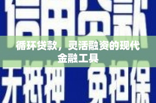 茂名循环贷款，灵活融资的现代金融工具