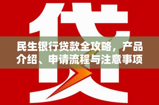 茂名民生银行贷款全攻略，产品介绍、申请流程与注意事项